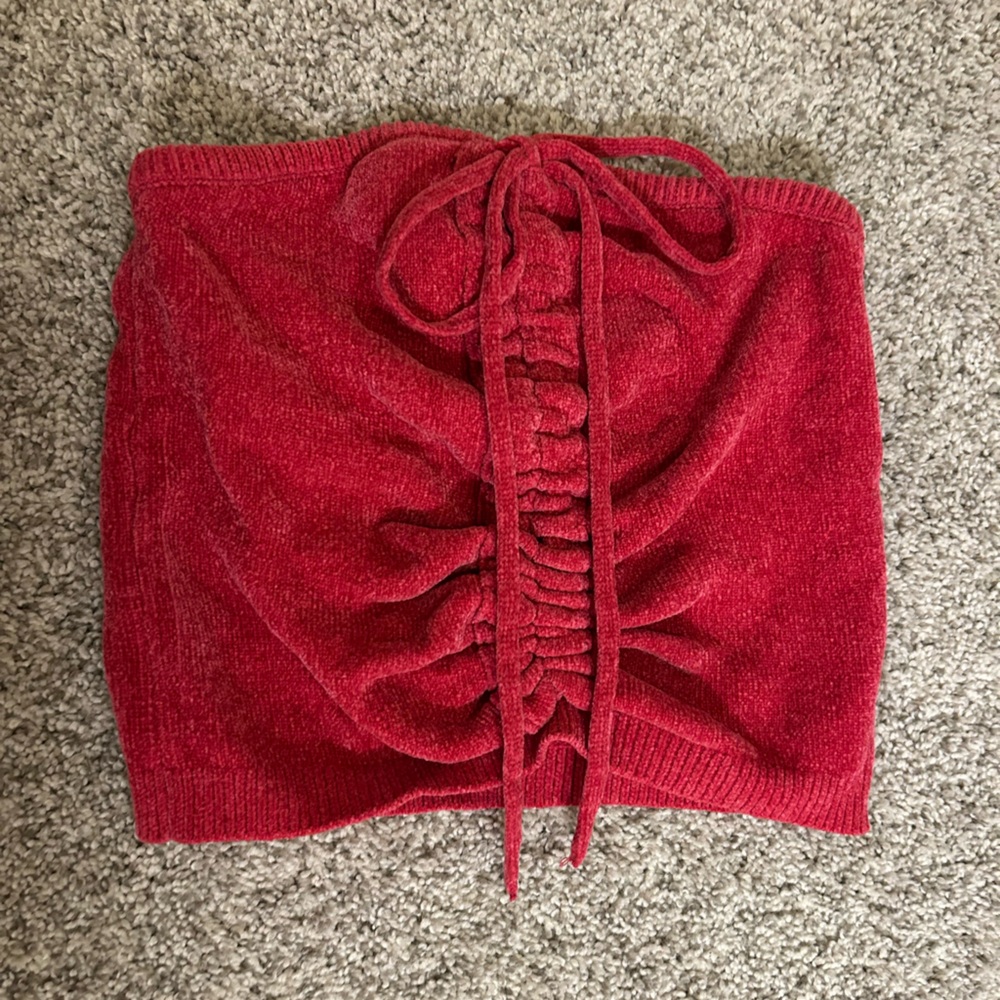 Urban Outfitters strapless sweater crop top